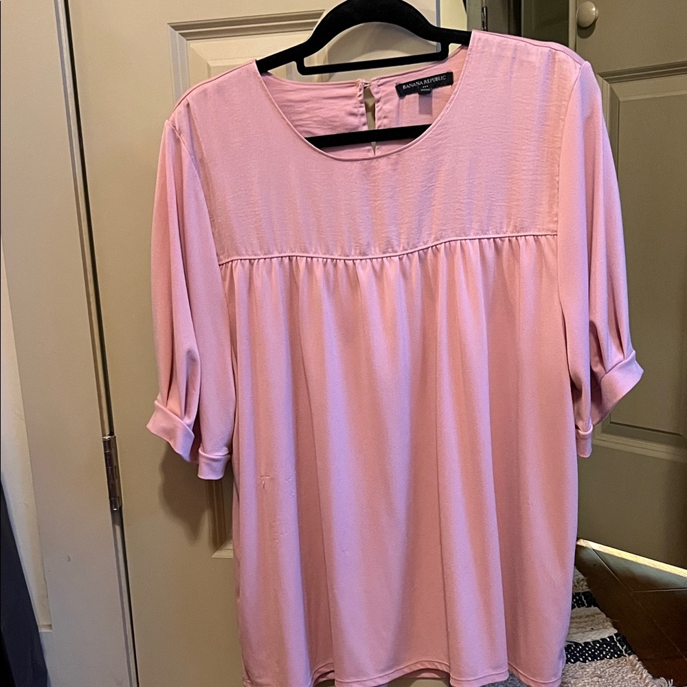 Banana Republic Light Pink Blouse